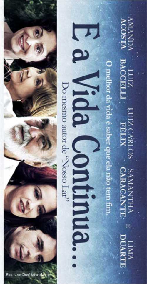 E a Vida Continua... - Brazilian Movie Poster