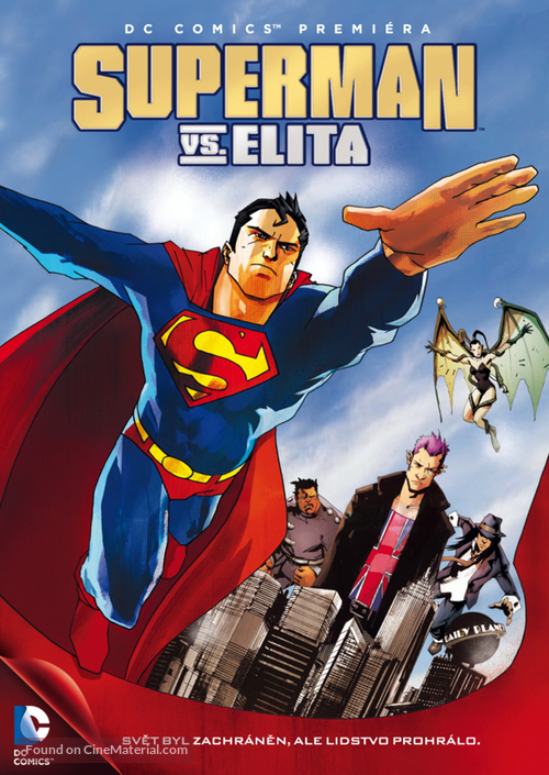 Superman vs. The Elite - Czech DVD movie cover