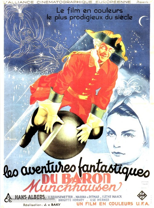 M&uuml;nchhausen - French Movie Poster