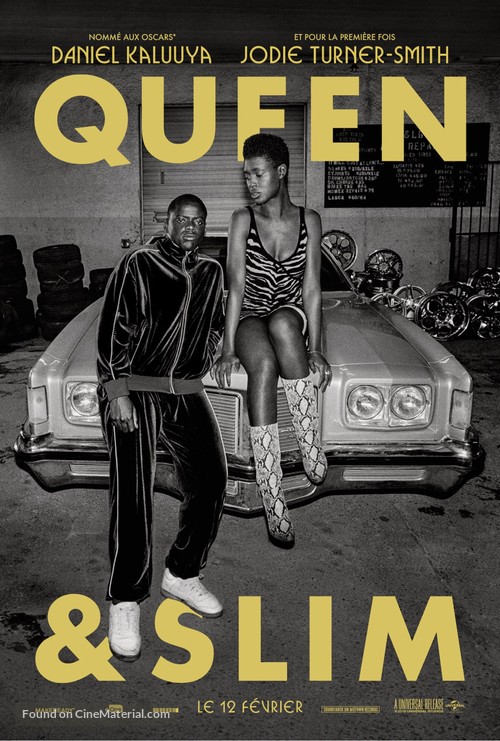 Queen &amp; Slim - French Movie Poster
