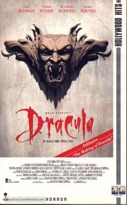 Dracula - VHS movie cover