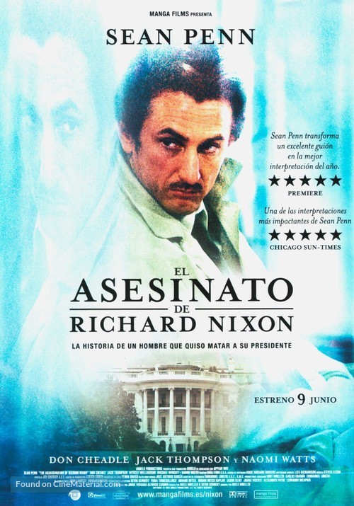 The Assassination of Richard Nixon - Spanish Movie Poster