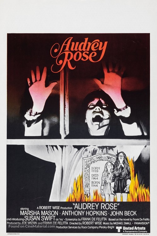 Audrey Rose - Belgian Movie Poster