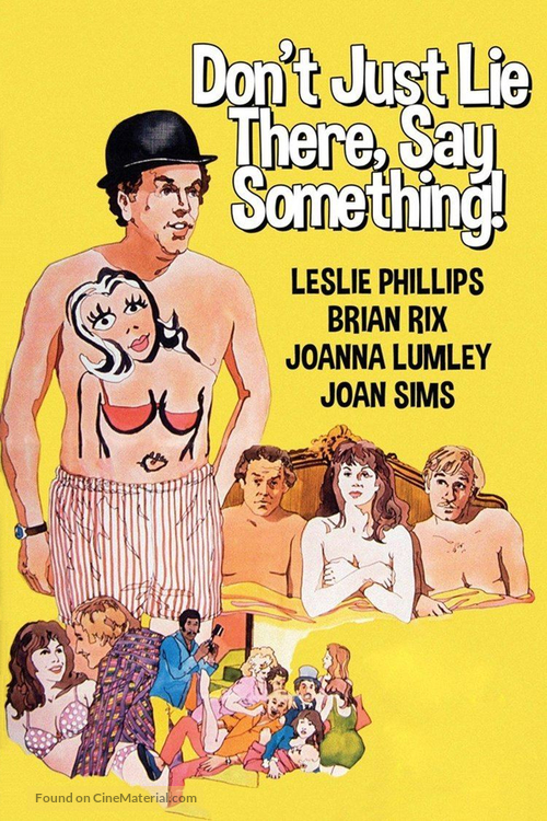 Don&#039;t Just Lie There, Say Something! - British Movie Poster