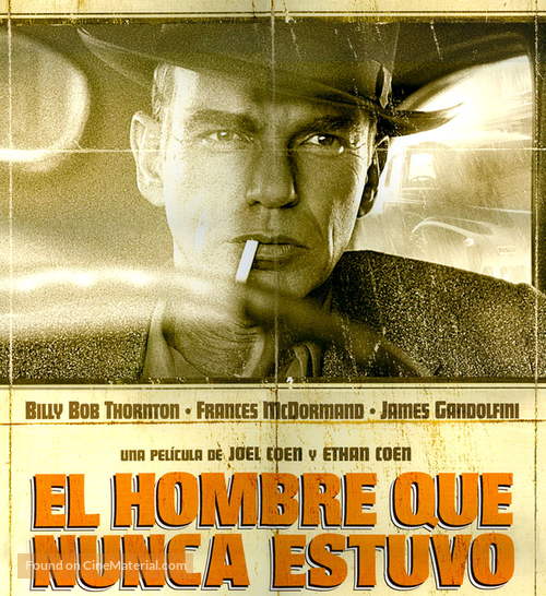 The Man Who Wasn&#039;t There - Spanish poster