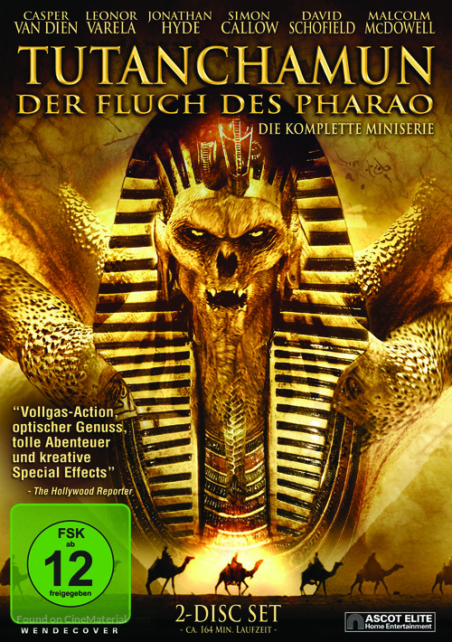 The Curse of King Tut&#039;s Tomb - German DVD movie cover