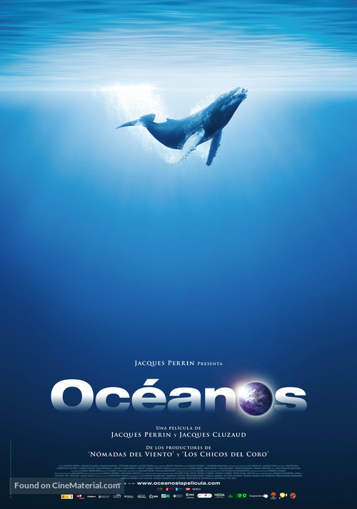 Oc&eacute;ans - Spanish Movie Poster