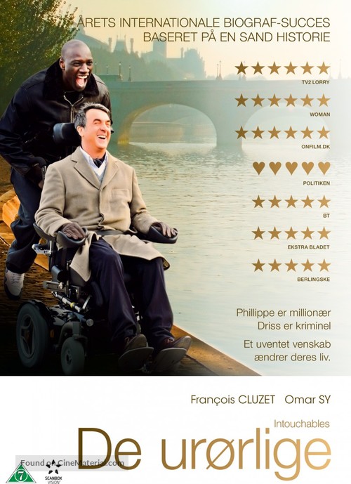 Intouchables - Norwegian DVD movie cover