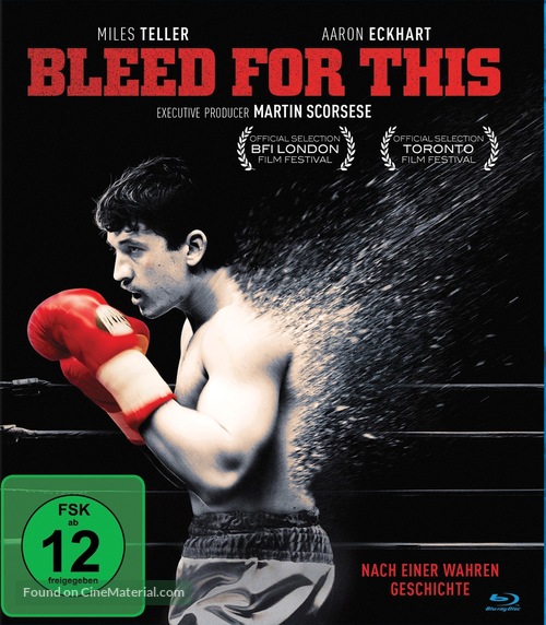 Bleed for This - German Blu-Ray movie cover