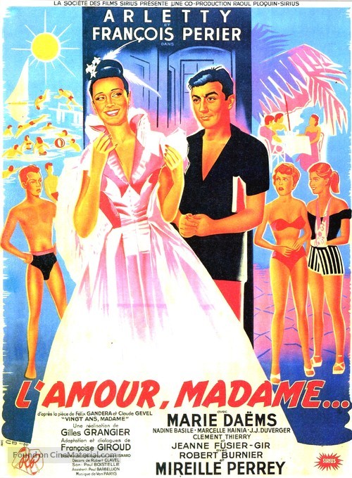 Amour, Madame, L' - French Movie Poster