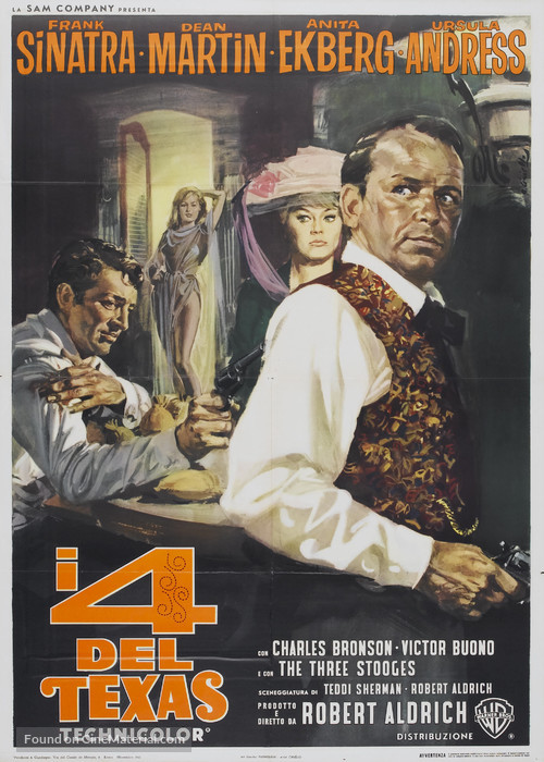4 for Texas - Italian Movie Poster