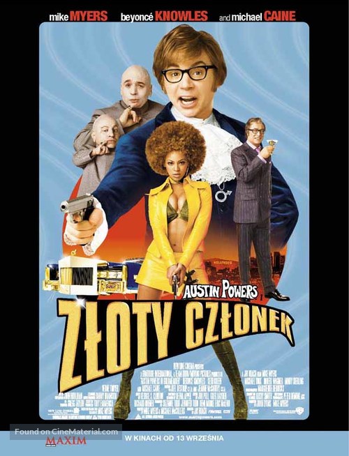Austin Powers in Goldmember - Polish Movie Poster