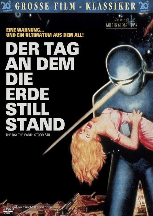 The Day the Earth Stood Still - German DVD movie cover