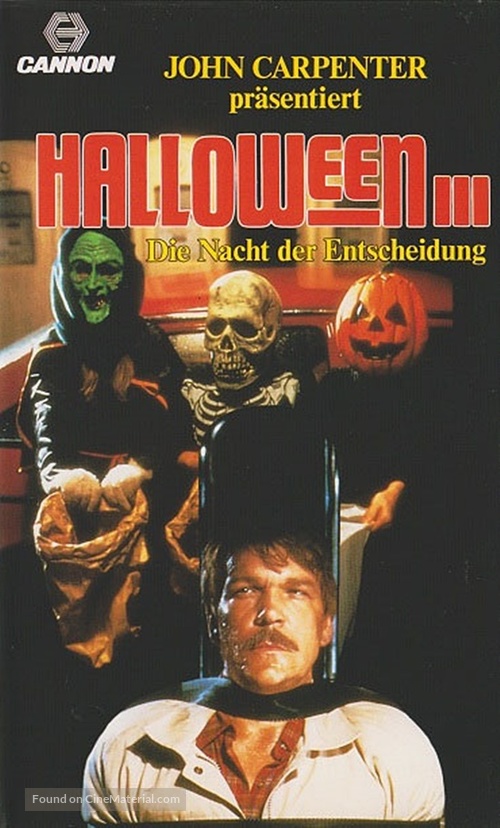 Halloween III: Season of the Witch - German VHS movie cover