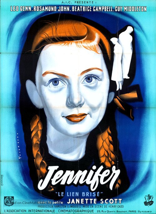 No Place for Jennifer - French Movie Poster