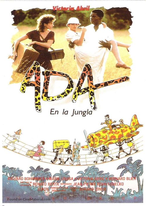 Ada dans la jungle - Spanish Movie Poster