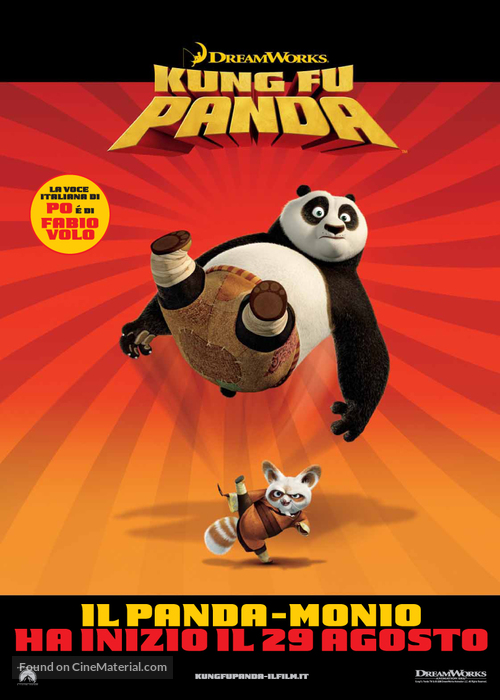 Kung Fu Panda - Italian Movie Poster
