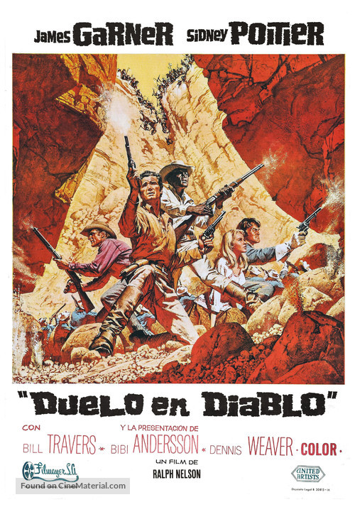 Duel at Diablo - Spanish Movie Poster