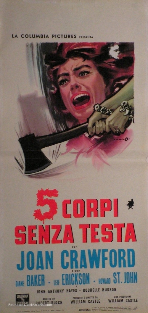 Strait-Jacket - Italian Movie Poster