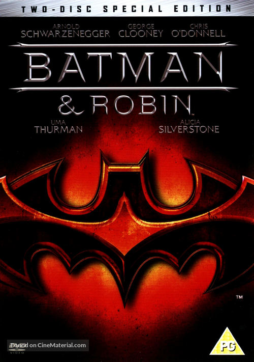Batman And Robin - British DVD movie cover