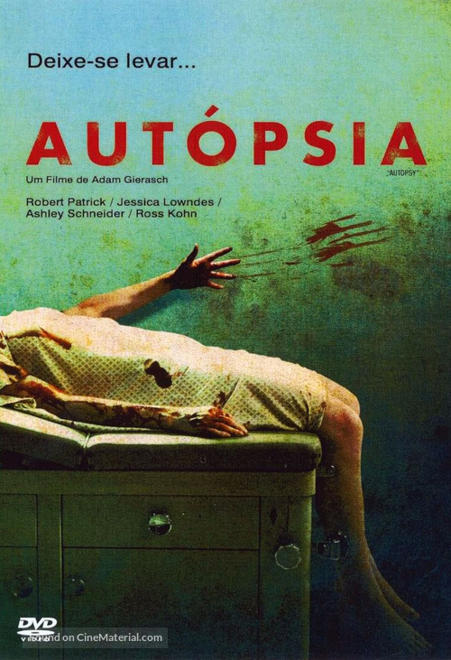 Autopsy - Portuguese DVD movie cover