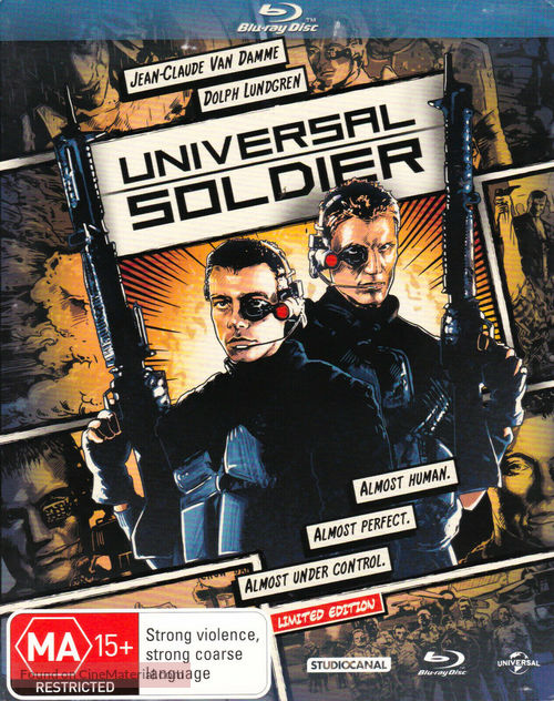 Universal Soldier - Australian Movie Cover