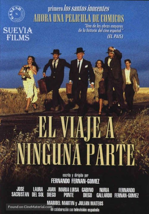 Viaje a ninguna parte, El - Spanish Movie Cover