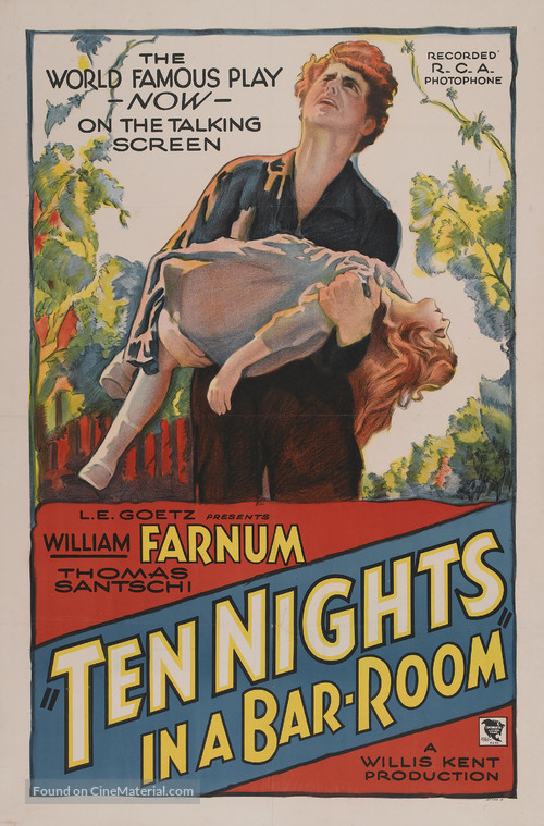 Ten Nights in a Barroom - Movie Poster