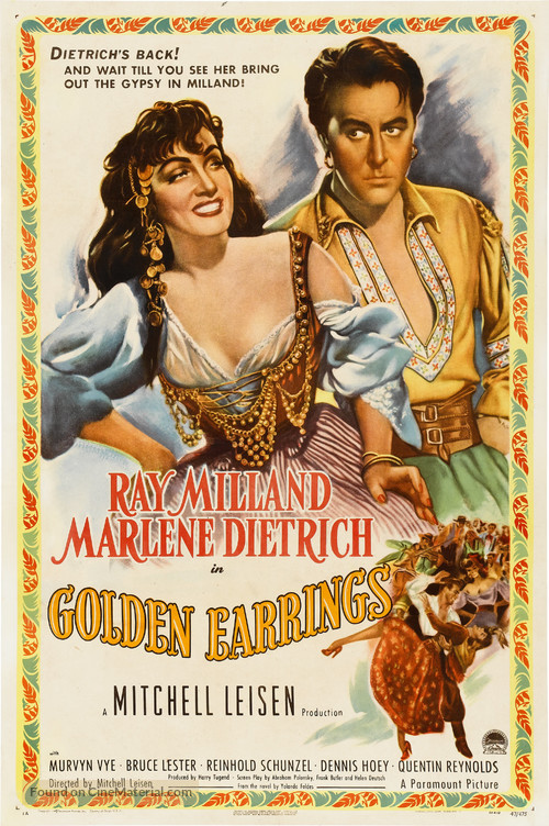 Golden Earrings - Movie Poster