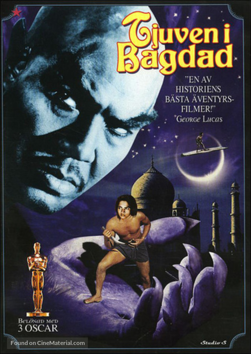 The Thief of Bagdad - Swedish Movie Cover