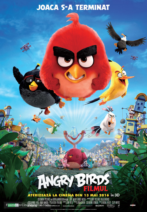 The Angry Birds Movie - Romanian Movie Poster