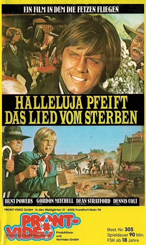 Gi&ugrave; le mani... carogna! (Django Story) - German VHS movie cover