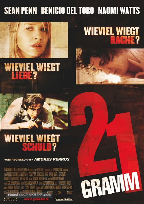 21 Grams - German Movie Poster