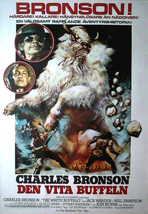 The White Buffalo - Swedish Movie Poster