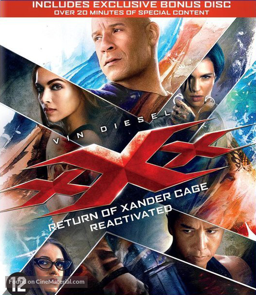 xXx: Return of Xander Cage - Dutch Blu-Ray movie cover