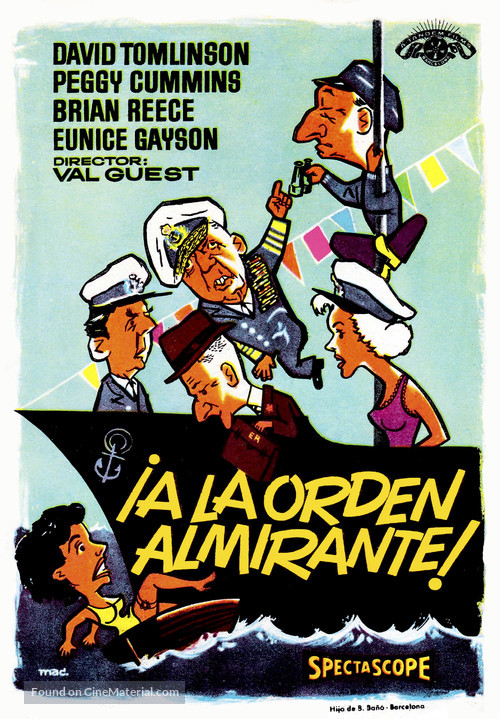 Carry on Admiral - Spanish Movie Poster