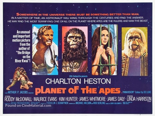 Planet of the Apes - British Movie Poster