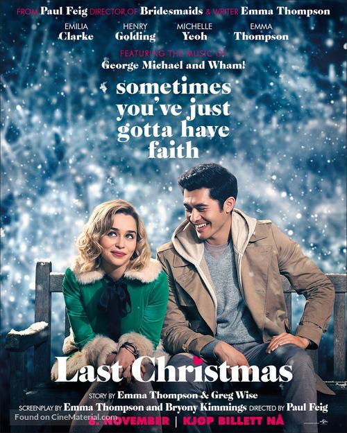 Last Christmas - Norwegian Movie Poster