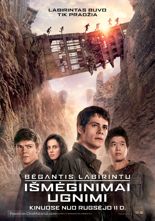 Maze Runner: The Scorch Trials - Lithuanian Movie Poster
