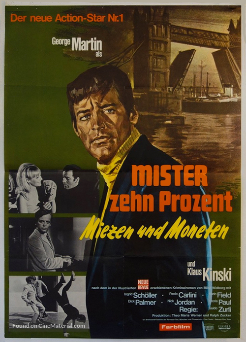 Mister Zehn Prozent - Miezen und Moneten - German Movie Poster