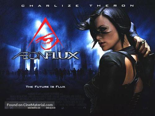 &AElig;on Flux - British Movie Poster