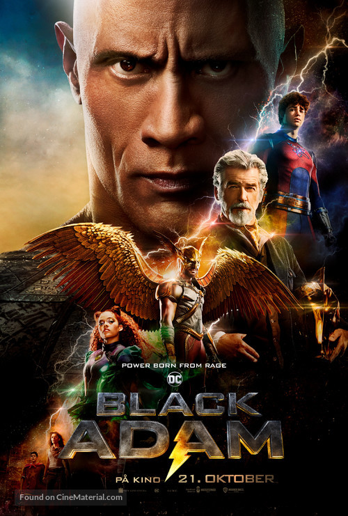 Black Adam - Norwegian Movie Poster