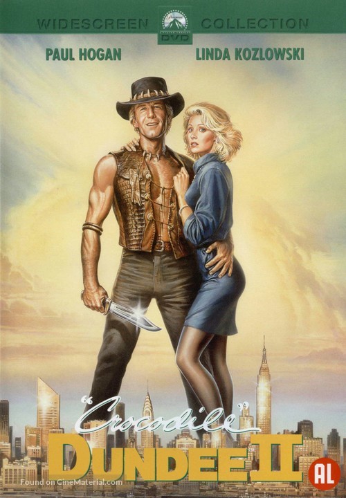 Crocodile Dundee II - Dutch DVD movie cover