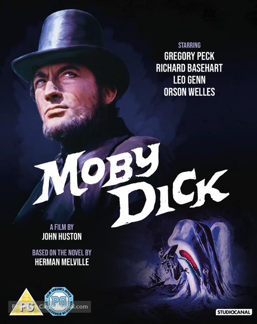 Moby Dick - British Blu-Ray movie cover