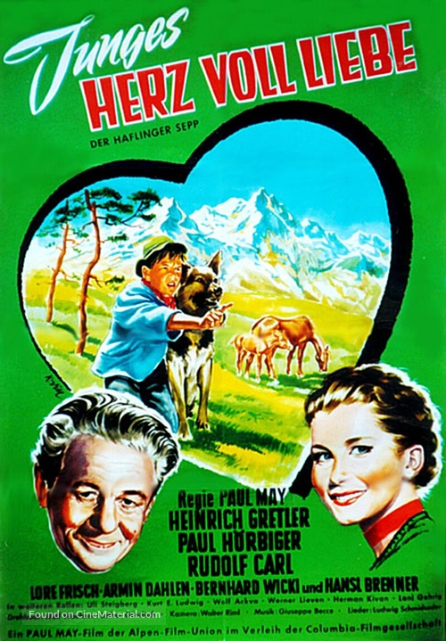 Junges Herz voll Liebe - German Movie Poster