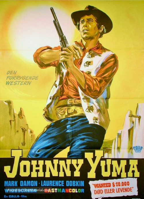Johnny Yuma - Danish Movie Poster