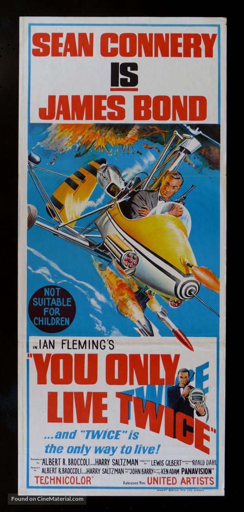 You Only Live Twice - Australian Movie Poster
