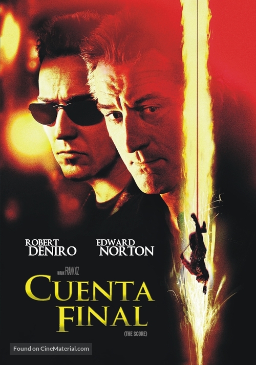 The Score - Argentinian DVD movie cover