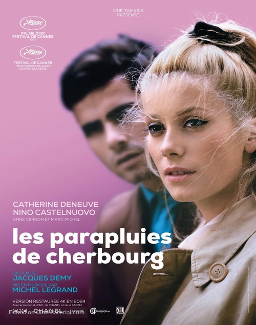 Les parapluies de Cherbourg - French Movie Poster