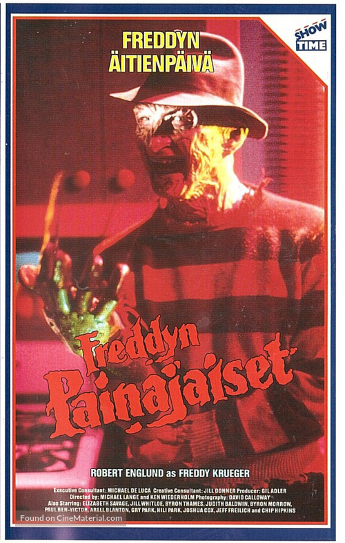 &quot;Freddy&#039;s Nightmares&quot; - Finnish Movie Cover